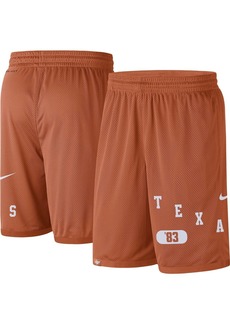 Men's Nike Texas Orange Texas Longhorns Wordmark Performance Shorts - Texas Orange
