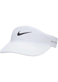 Men's Nike White Ace Performance Adjustable Visor - White