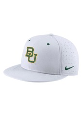Men's Nike White Baylor Bears Aero True Baseball Performance Fitted Hat - White