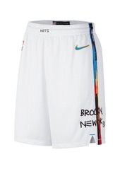 Men's Nike White Brooklyn Nets 2022/23 City Edition Swingman Shorts - White