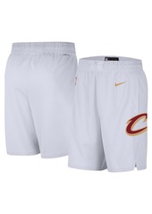 Men's Nike White Cleveland Cavaliers 2020/21 Association Edition Swingman Performance Shorts - White