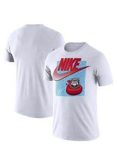 Men's Nike White Georgia Bulldogs Swoosh Spring Break T-shirt