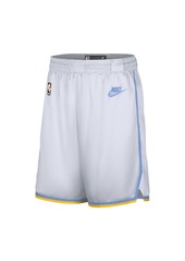 Men's Nike White Los Angeles Lakers 2022/23 Classic Edition Swingman Performance Shorts - White