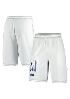 Men's Nike White Michigan Wolverines Dna 3.0 Performance Shorts - White
