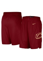 Men's Nike Wine Cleveland Cavaliers 2020/21 Association Edition Swingman Performance Shorts - Wine