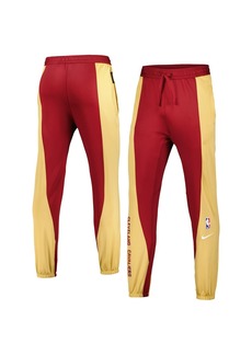 Men's Nike Wine, Gold Cleveland Cavaliers 2023/24 Authentic Showtime Pants - Wine, Gold
