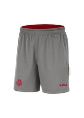 Men's Nike x LeBron James Scarlet, Gray Ohio State Buckeyes Reversible Performance Shorts - Scarlet, Gray