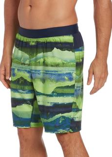 Nike Mens Printed Polyester Swim Trunks