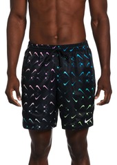 Nike Mens Printed Polyester Swim Trunks