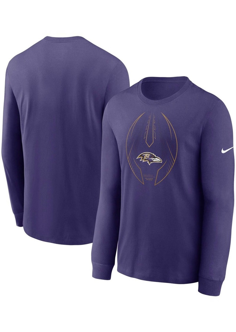 Nike Women's Purple Baltimore Ravens Logo Essential T-shirt - Macy's