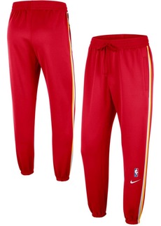 Nike Men's Red Atlanta Hawks 75th Anniversary Showtime On Court Performance Pants - Red