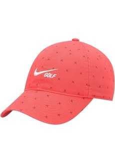 Nike Men's Red Heritage86 Washed Club Performance Adjustable Hat - Red