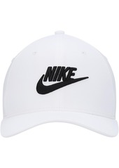 Nike Men's White Classic99 Futura Swoosh Performance Flex Hat - White
