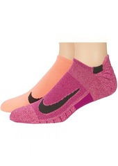 Nike Multiplier Running No Show Socks 2-Pair Pack
