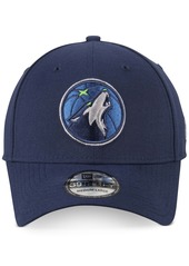 Nike New Era Men's Navy Minnesota Timberwolves Team Classic 39THIRTY Flex Hat - Dk Blue