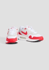 Nike - Air Max 1 &quot;86 OG faux suede and mesh sneakers - White - US 6