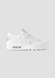 Nike - Air Max 90 Futura crystal-embellished leather and mesh sneakers - White - US 5