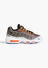 Nike - Air Max 95 mesh and leather sneakers - Gray - US 5