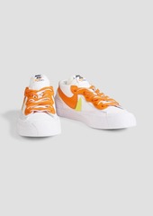 Nike - Sacai Blazer Low leather sneakers - Orange - US 8