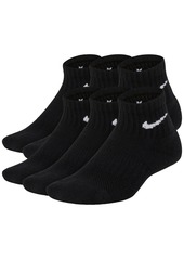 Nike 6-Pk. Cushioned Crew Socks, Big Boys - Black