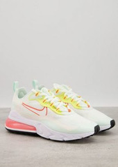 Nike Air Max 270 React sneakers in pale ivory/barely green