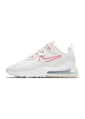 Nike Air Max 270 React sneakers in summit white and siren red