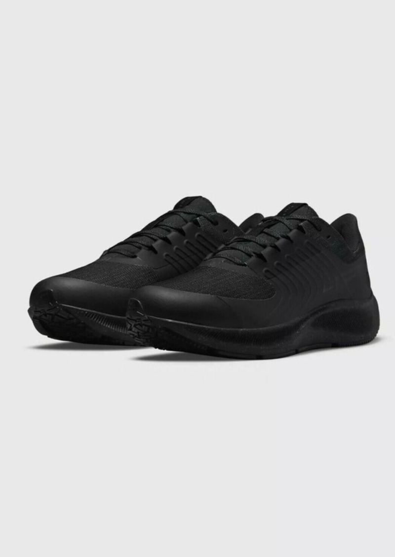 Nike Air Zoom Pegasus 38 Shield DC4073-002 Men Triple Black Running Shoes SGA106