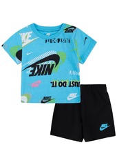 Nike Baby Boys Active Joy T Shirt and Shorts, 2 Piece Set