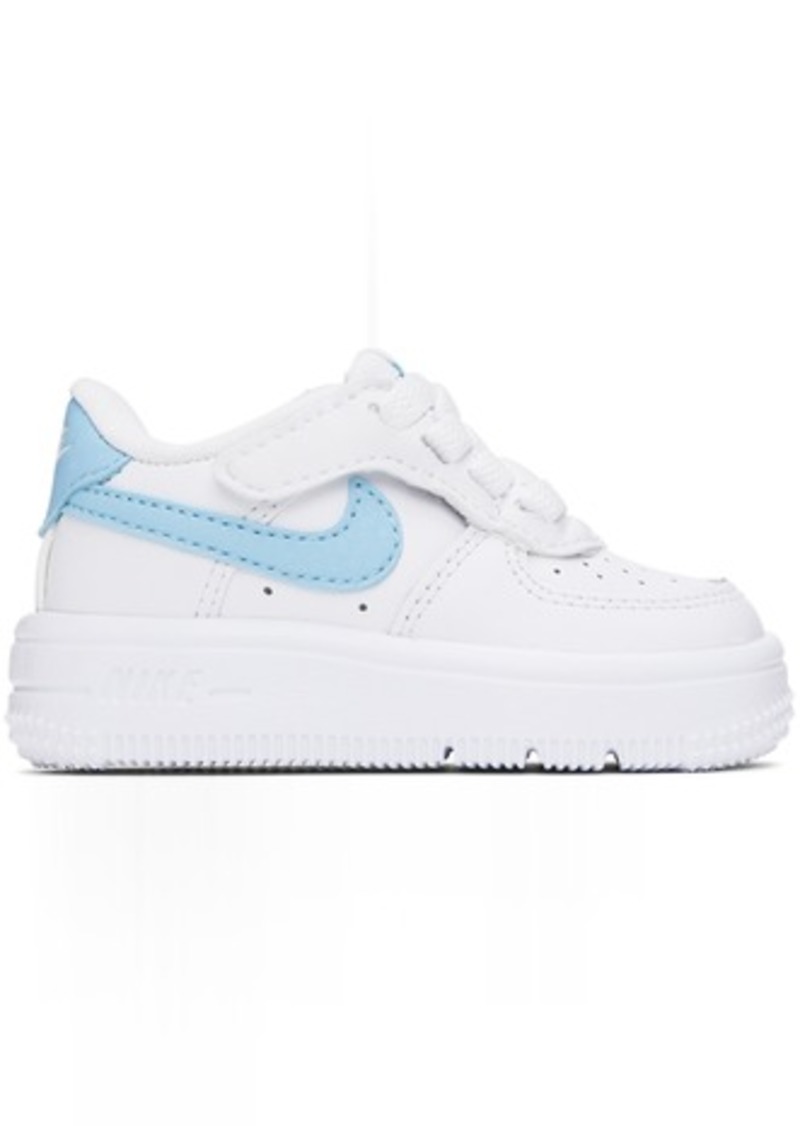 Nike Baby White Force 1 Low EasyOn Sneakers