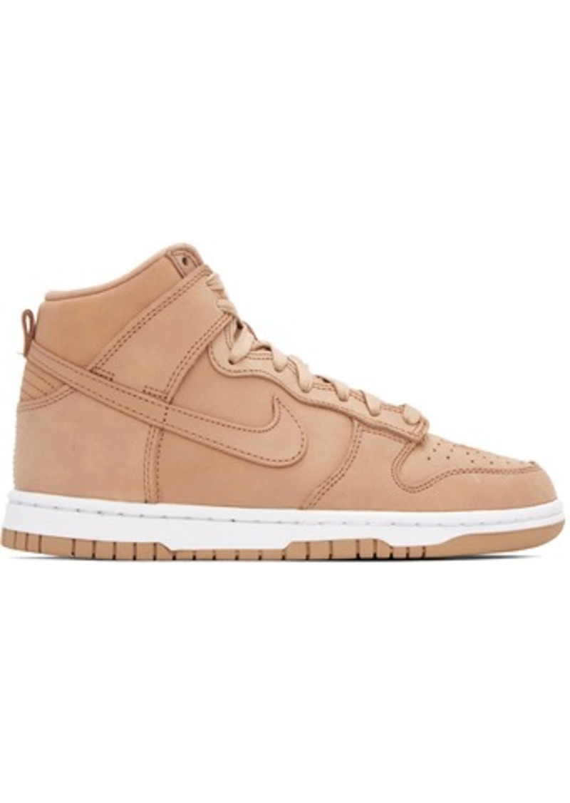 Nike Beige Dunk Premium Sneakers