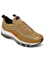 Nike Big Boys Air Max 97 Casual Sneakers from Finish Line - Gold, Red, Black, White