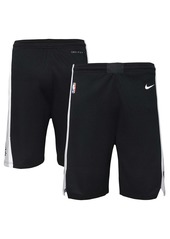 Nike Big Boys and Girls San Antonio Spurs Swingman Performance Shorts â Icon Edition - Black