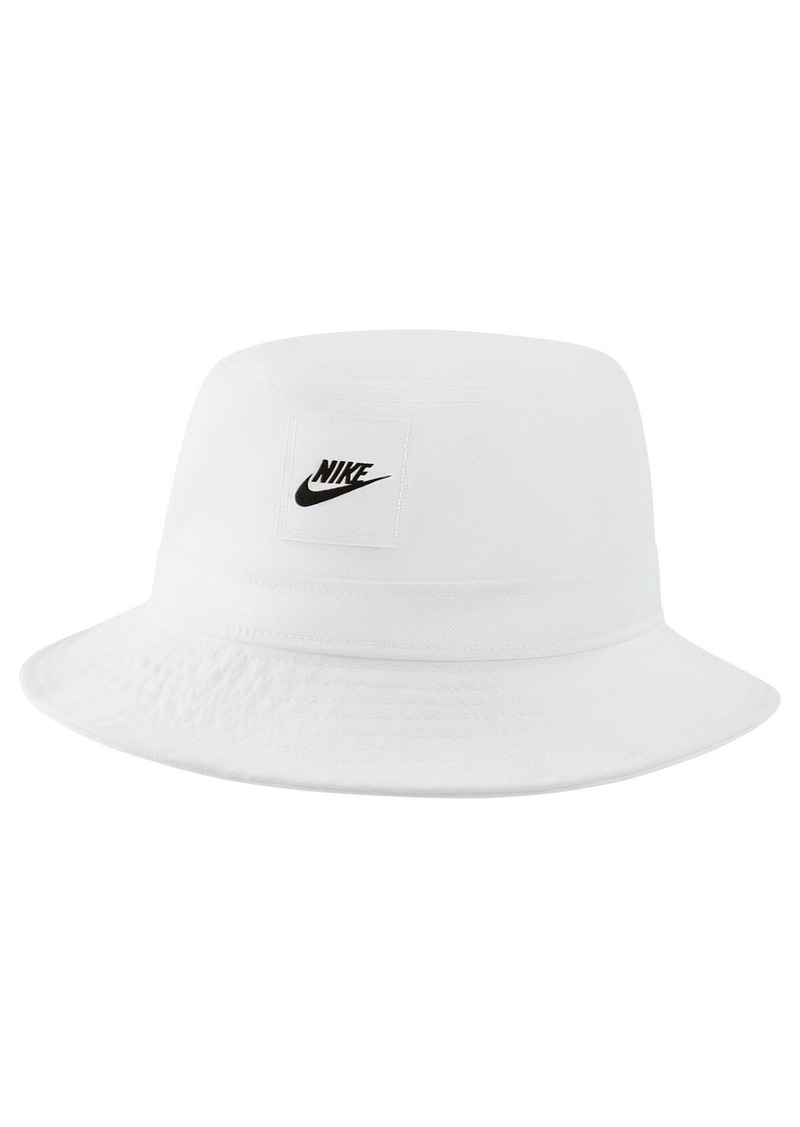 Nike Big Boy's and Girl's White Apex Futura Bucket Hat - White