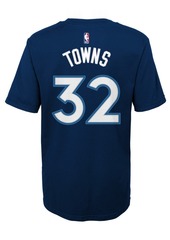 Nike Big Boys Karl-Anthony Towns Minnesota Timberwolves Name And Number T-Shirt