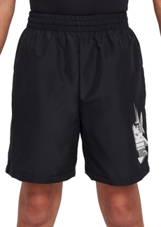 Nike Big Boys Multi Dri-fit Woven Shorts - Black