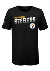 Nike Big Boys Pittsburgh Steelers Sideline T-Shirt