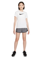Nike Big Girls Dri-Fit Tempo Running Shorts - Bicoastal/vapor Green/white/white