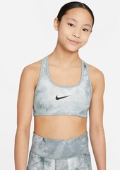 Nike Big Girls Swoosh Reversible Printed Sports Bra