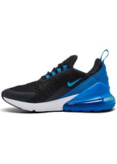 Nike Big Kid's Air Max 270 Casual Sneakers from Finish Line - BLACK/BLUE