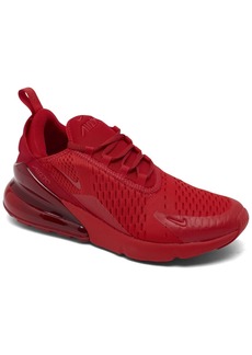 Nike Big Kids Air Max 270 Casual Sneakers from Finish Line - University Red