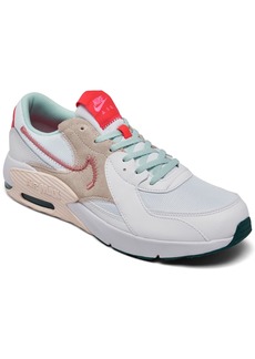 Nike Big Kids Air Max Excee Casual Sneakers from Finish Line - White, Red