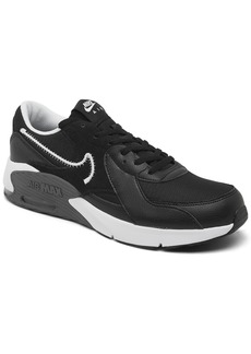 Nike Big Kids Air Max Excee Casual Sneakers from Finish Line - Black, White