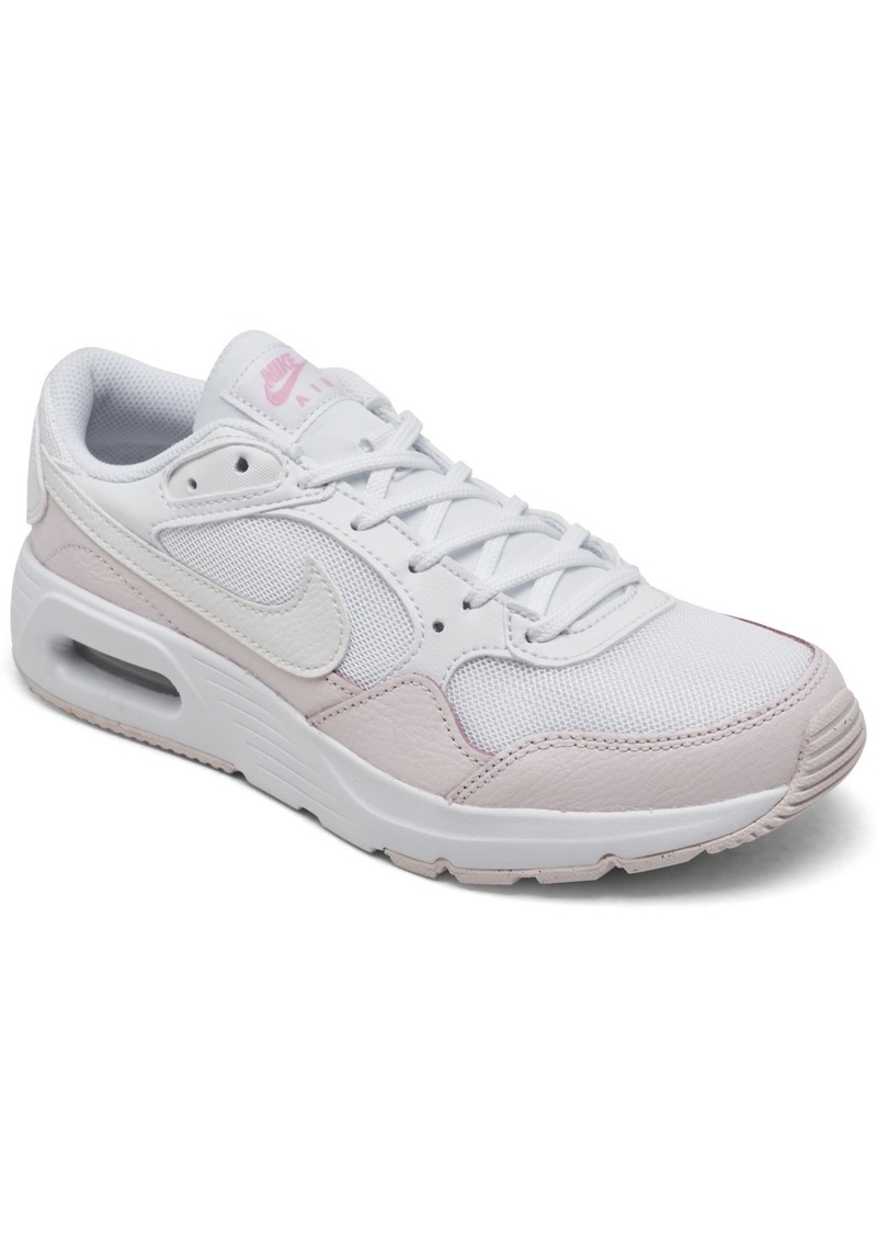 Nike Big Kids Air Max Sc Casual Sneakers from Finish Line - White, Quartz