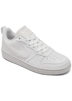 Nike Big Kids Court Borough Low Recraft Casual Sneakers from Finish Line - White