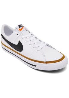 Nike Big Kids Court Legacy Casual Sneakers from Finish Line - White, Black