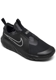 Nike Big Kids Flex Runner 2 Slip-On Running Sneakers from Finish Line - Black, Flat Pewter