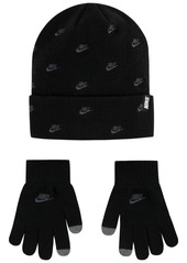 Nike Big Kids Futura Toss Peak Beanie Set - University Red