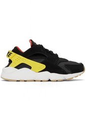 Nike Black & Yellow Limited Edition Air Huarache Sneakers