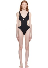 Nike Black Cutout One-Piece Swimsuit