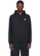 Nike Black Embroidered Hoodie